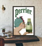 cartel perrier vintage