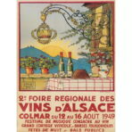 poster vintage alsace