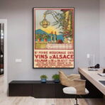 poster vintage alsace
