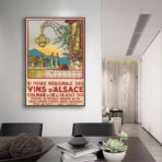 poster vintage alsace