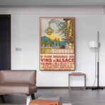 poster vintage alsace