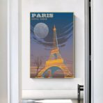 cartel vintage eiffel