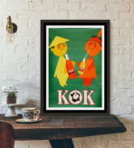 cartel vintage kok