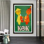 cartel vintage kok
