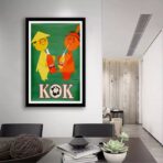 cartel vintage kok