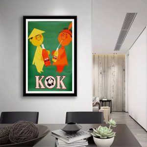 cartel vintage kok