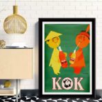 cartel vintage kok