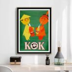 cartel vintage kok