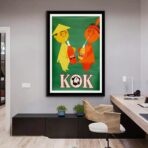 cartel vintage kok