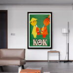 cartel vintage kok