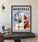 cartel vintage montreal 1