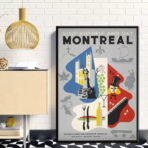 cartel vintage montreal 1
