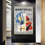 cartel vintage montreal 1
