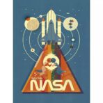 cartel vintage nasa