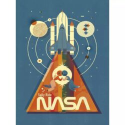 cartel vintage nasa