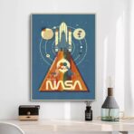 cartel vintage nasa