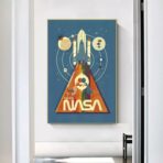 cartel vintage nasa