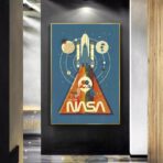cartel vintage nasa