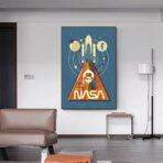 cartel vintage nasa