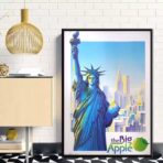 cartel vintage nueva york