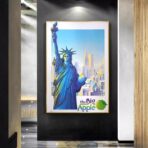 cartel vintage nueva york