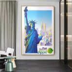 cartel vintage nueva york