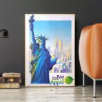 cartel vintage nueva york