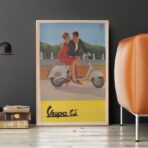 cartel vintage vespa