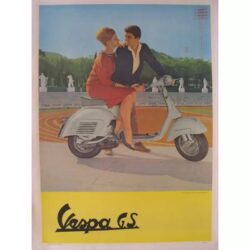 cartel vintage vespa