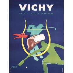 cartel vintage vichy