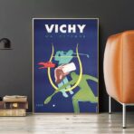 cartel vintage vichy