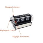 reloj despertador flip flap