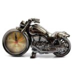 reloj despertador con forma de motocicleta