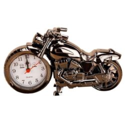 reloj despertador con forma de motocicleta
