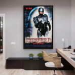 poster vintage de robocop 3