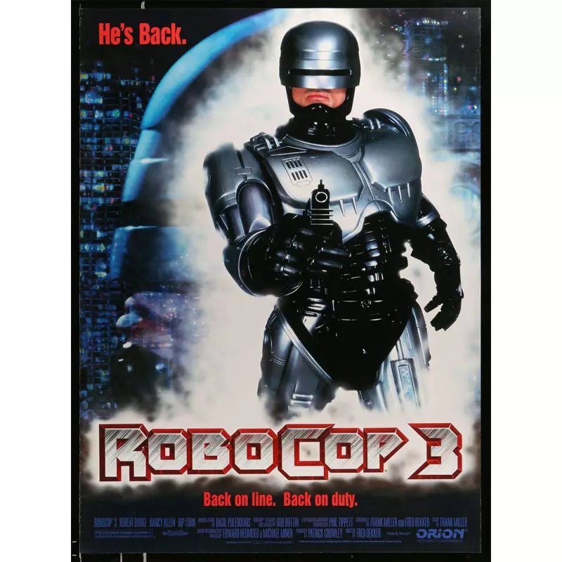 poster vintage de robocop 3 poster vintage de robocop 3