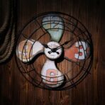 reloj del ventilador