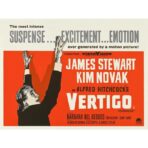 cartel de vertigo hitchcock