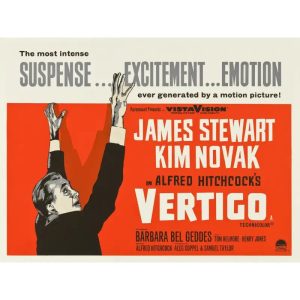 cartel de vertigo hitchcock