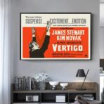 cartel de vertigo hitchcock