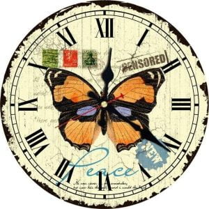 reloj mariposa vintage