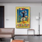 cartel de vacaciones