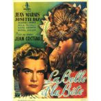 cartel la bella y la bestia cocteau