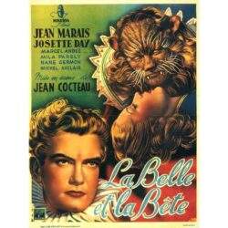cartel la bella y la bestia cocteau