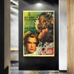cartel la bella y la bestia cocteau