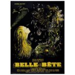 cartel la bella y la bestia jean cocteau