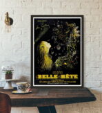 cartel la bella y la bestia jean cocteau