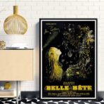 cartel la bella y la bestia jean cocteau