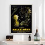 cartel la bella y la bestia jean cocteau