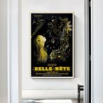 cartel la bella y la bestia jean cocteau